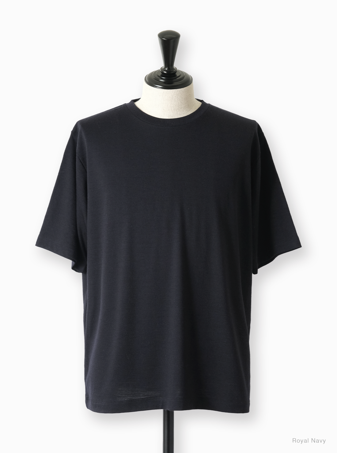 Men WOOL CREW NECK T-SHIRT - BATONER｜ONLINE STORE