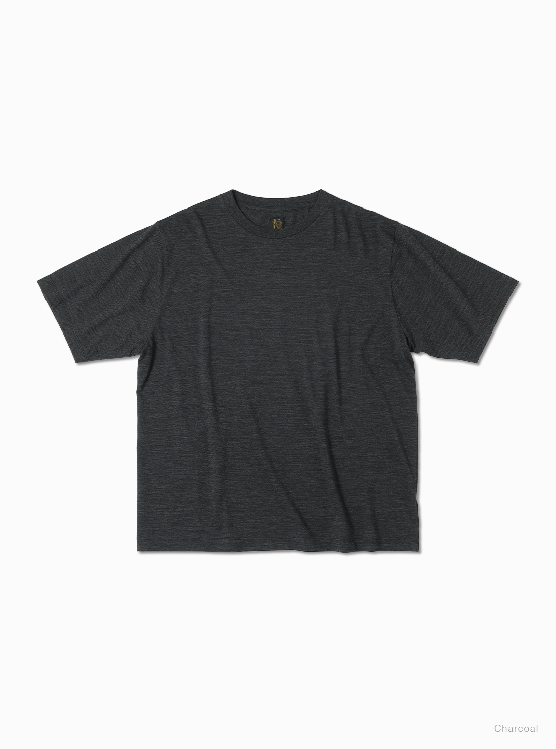 Men WOOL CREW NECK T-SHIRT - BATONER｜ONLINE STORE