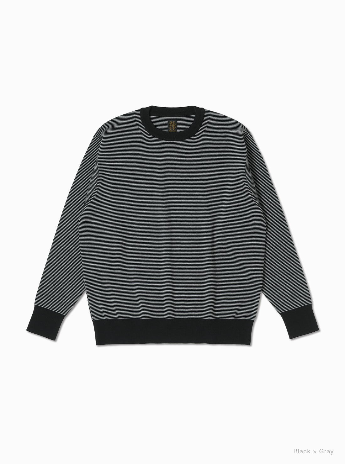 Men 32G SMOOTH WOOL CLASSIC CREW NECK - BATONER｜ONLINE STORE