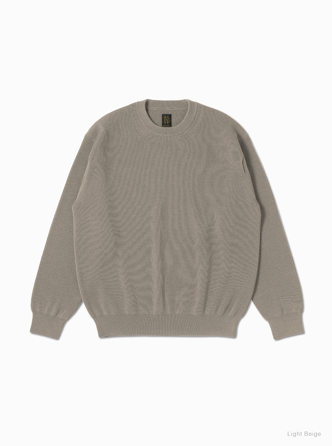 Men SUPER HIGH TWIST WOOL CREW NECK - BATONER｜ONLINE STORE
