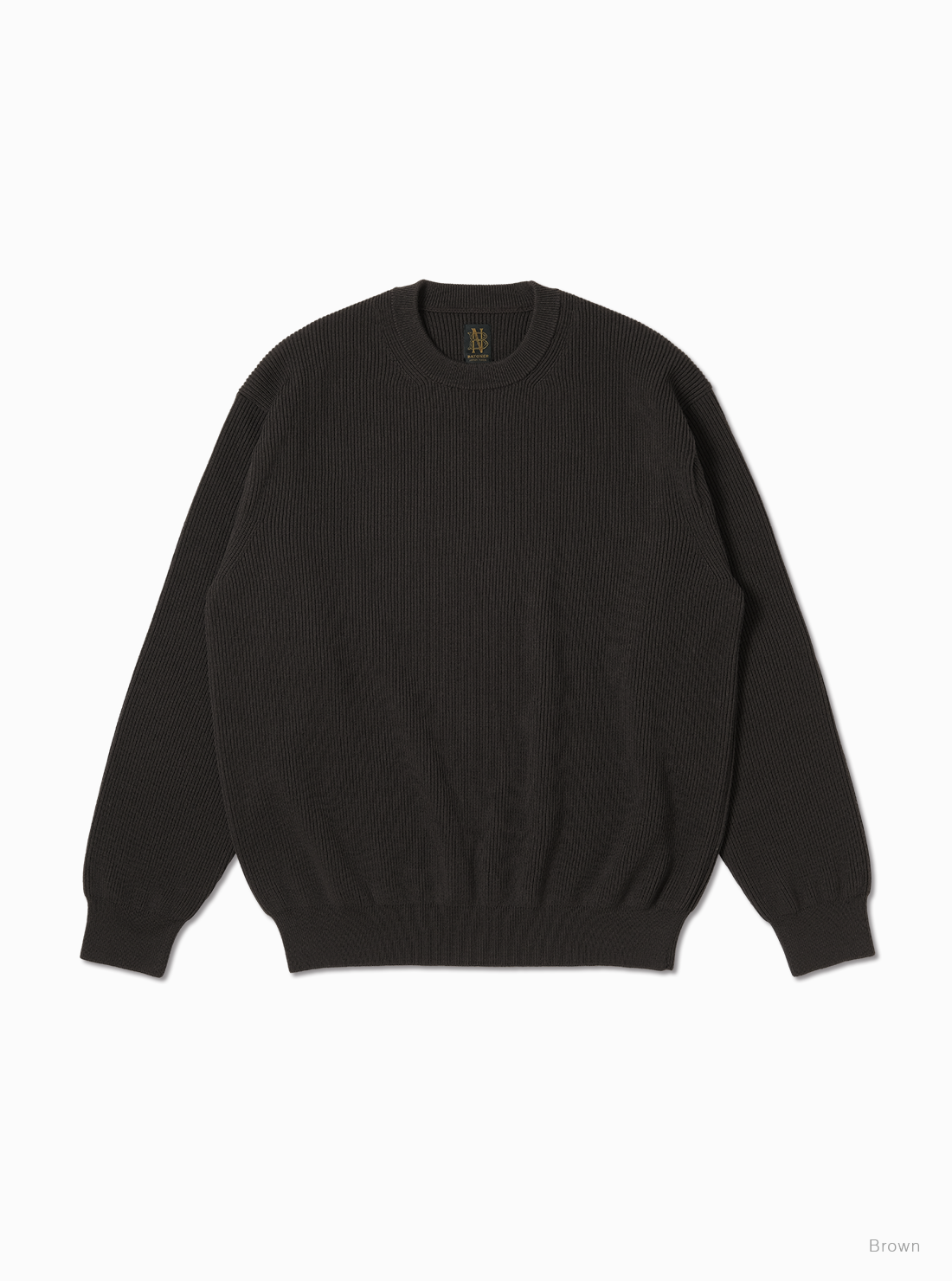 トップス BATONER CREW NECK Men SUPER HIGH TWIST WOOL CREW NECK - BATONER｜ONLINE STORE