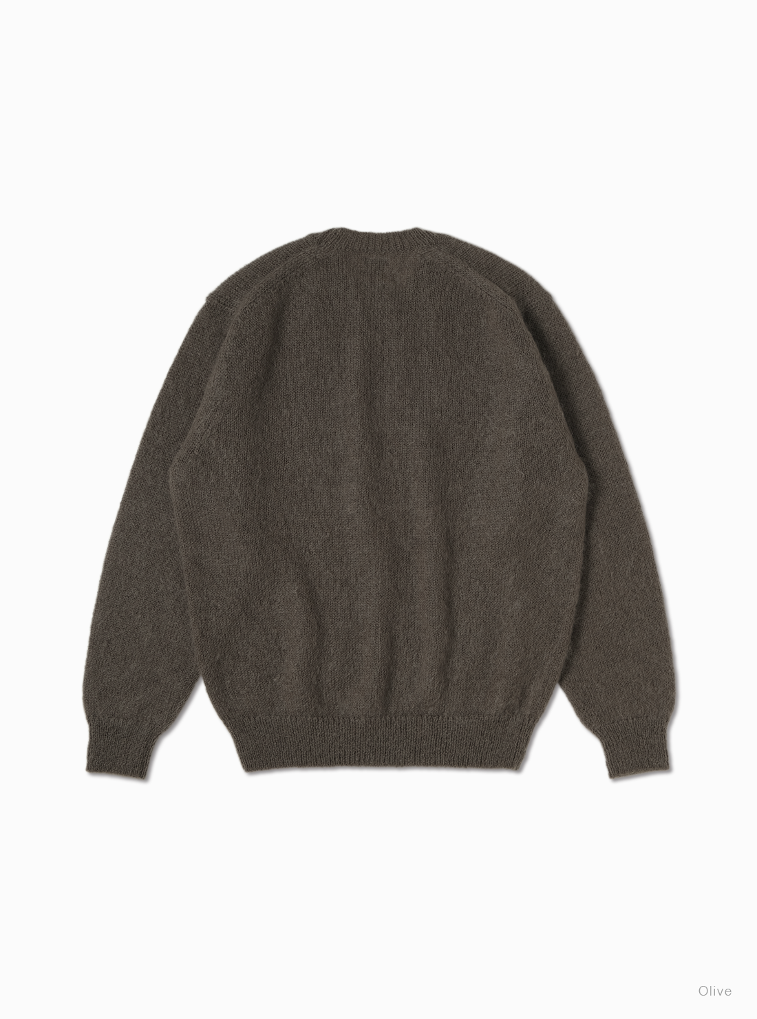 Men PURE MOHAIR CREW NECK - BATONER｜ONLINE STORE
