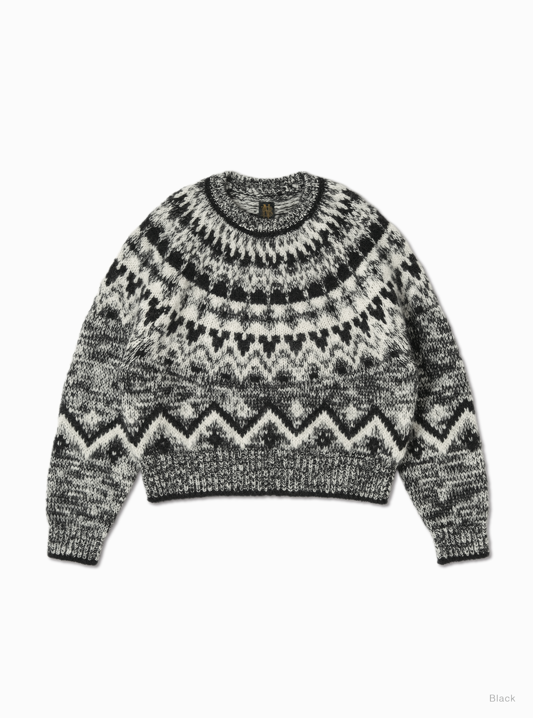 BATONER/バトナー】MOHAIR NORDIC TURTLE NECK Women MOHAIR NORDIC TURTLE NECK - BATONER｜ONLINE STORE