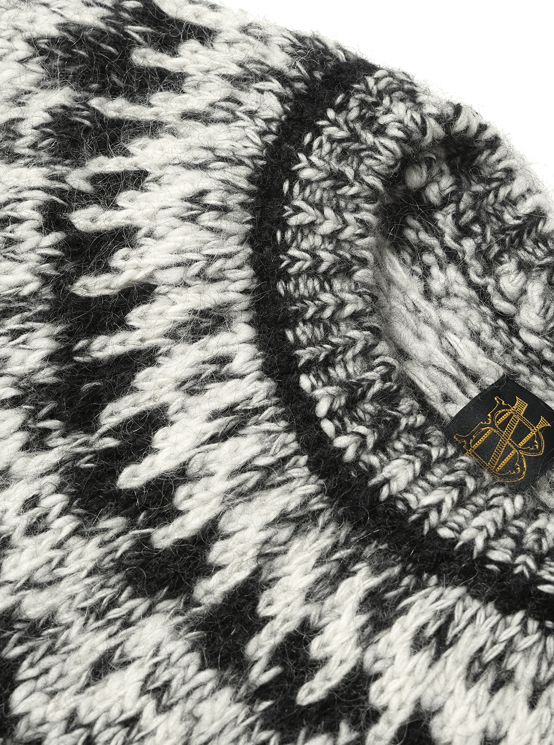 Women MOHAIR NORDIC CREW NECK - BATONER｜ONLINE STORE