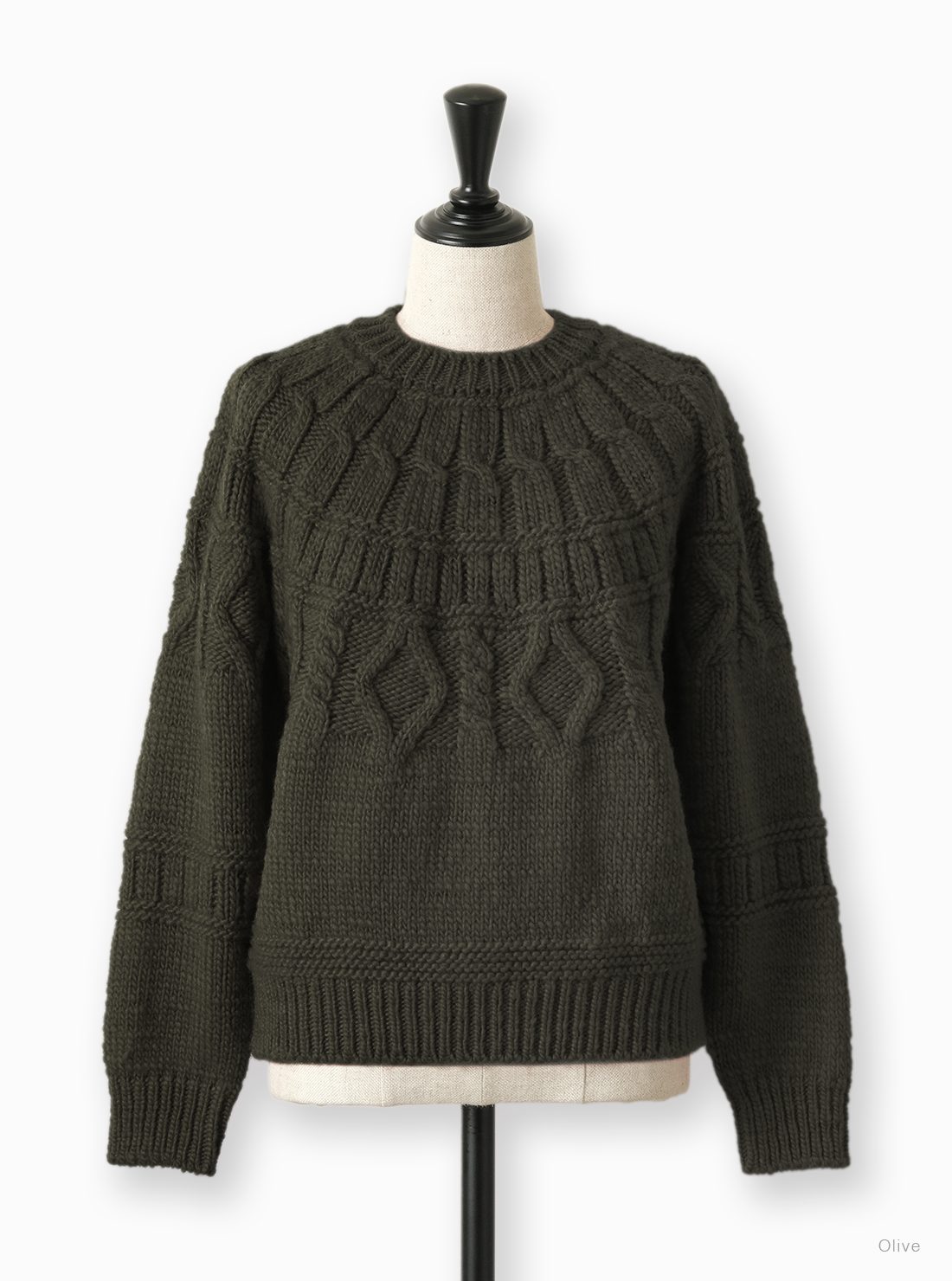 【美品】BATONERWomen SPREAD ALAN CREW NECK 黒 Women SPREAD ALAN CREW NECK - BATONER｜ONLINE STORE