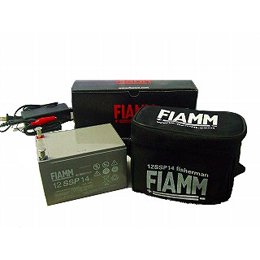 【新品　格安　高品質　低コスト】 電動リール用フィッシングバッテリー　FIAMM 【12SSP14】
