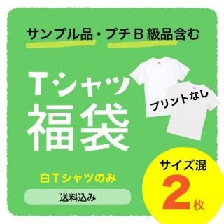 ワケアリＴシャツ福袋（白Ｔシャツ）２枚【プリントなし】<img class='new_mark_img2' src='https://img.shop-pro.jp/img/new/icons61.gif' style='border:none;display:inline;margin:0px;padding:0px;width:auto;' />