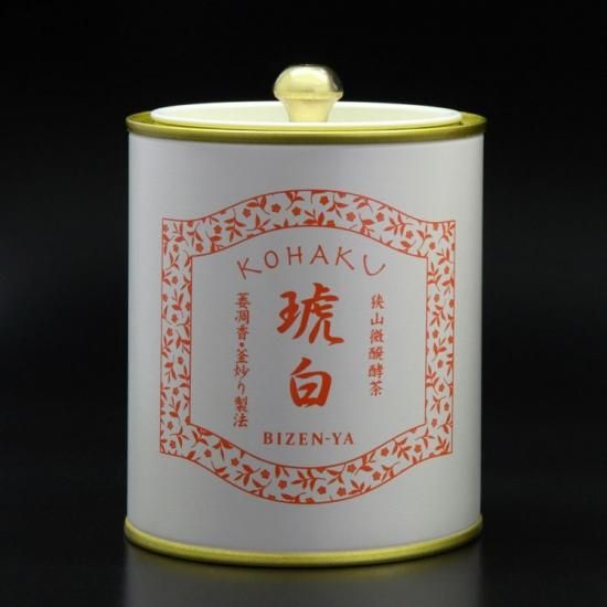 狭山微醗酵茶 琥白(こはく)【24g缶】 - 狭山茶専門店 | 備前屋
