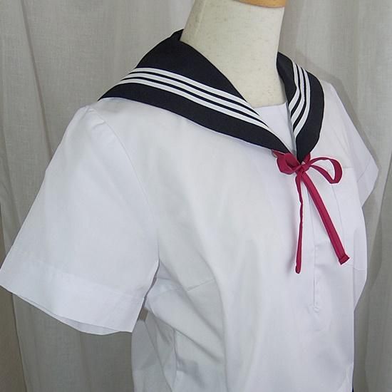 セーラー服上下夏/スカート新品<W61-59.5:10>(B068)制服/中古 セーラー服上下夏/スカート新品<W61-59.5:10>(B068)制服/中古