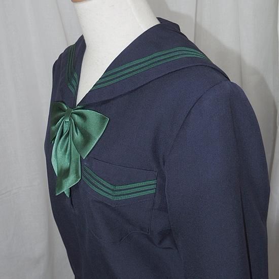 セーラー服上下冬/指定リボン<W62-58:160A>(B103)制服/中古 セーラー服上下冬/指定リボン<W62-58:160A>(B103)制服/中古