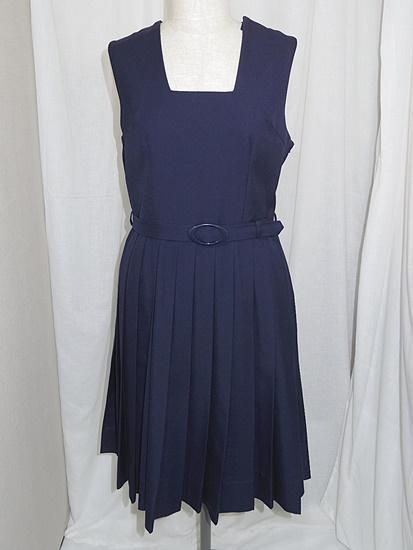ジャンパースカート冬/指定ベルト＜W78：160A＞(B264)制服/中古