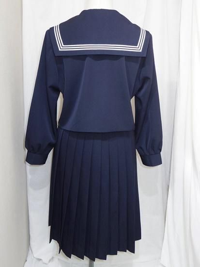 本当に信頼出来る店 セーラー服上下冬＜W76：14＞(B469)中古/jk制服/日本校服 コスプレ