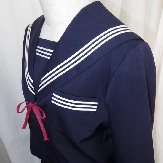 セーラー服上下冬<W70-64>(B475)中古/jk制服/日本校服 セーラー服上下冬<W70-64>(B475)中古/jk制服/日本校服