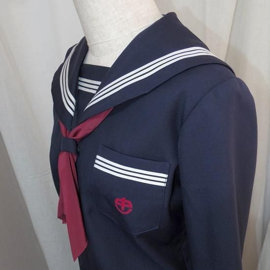 セーラー服上下冬＜W75-69＞(B504)中古/jk制服/日本校服