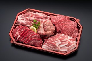 BBQセット［内容量:牛×400g、豚×400g、牛タン×200g］（和牛、焼肉、おうちごはん、キャンプ、BBQ）