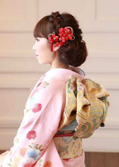桜 髪飾り クリップ かんざし 2点セット | 和装髪飾り セット | 通販サイト - 鎌倉工芸