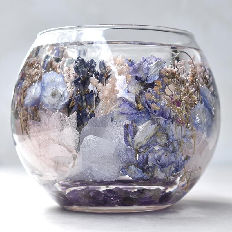 オーダーメイド品【ボタニカルキャンドルホルダー】Iridescent clouds