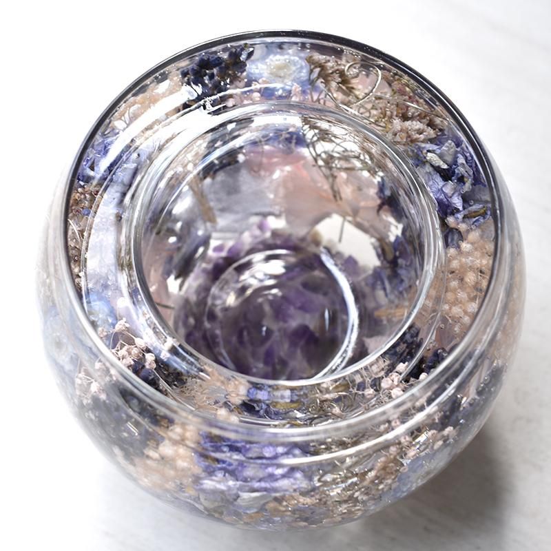 オーダーメイド品【ボタニカルキャンドルホルダー】Iridescent clouds
