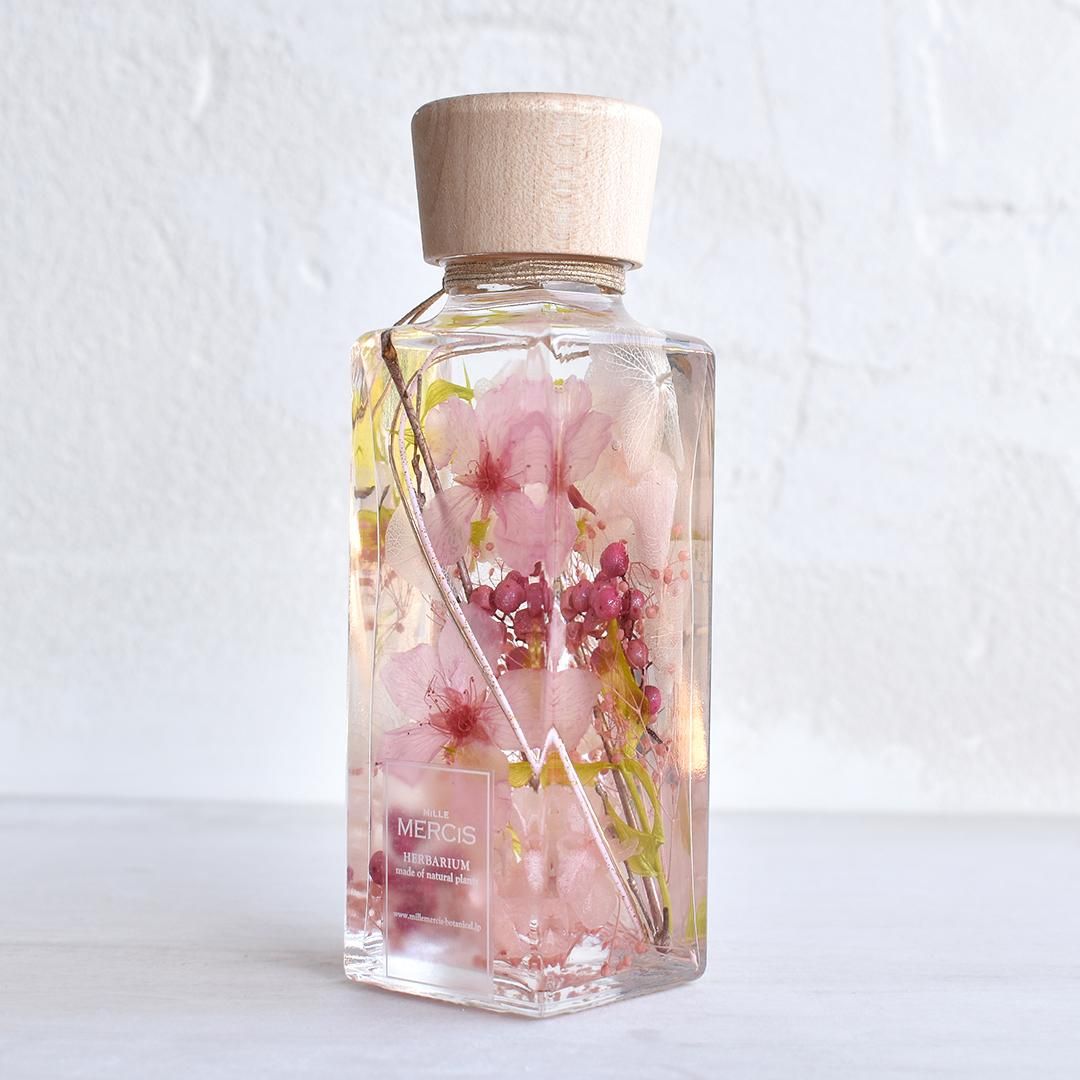 本物のさくら＊桜ハーバリウム】『MIYABI-雅-』花宴（はなのえん）紅梅