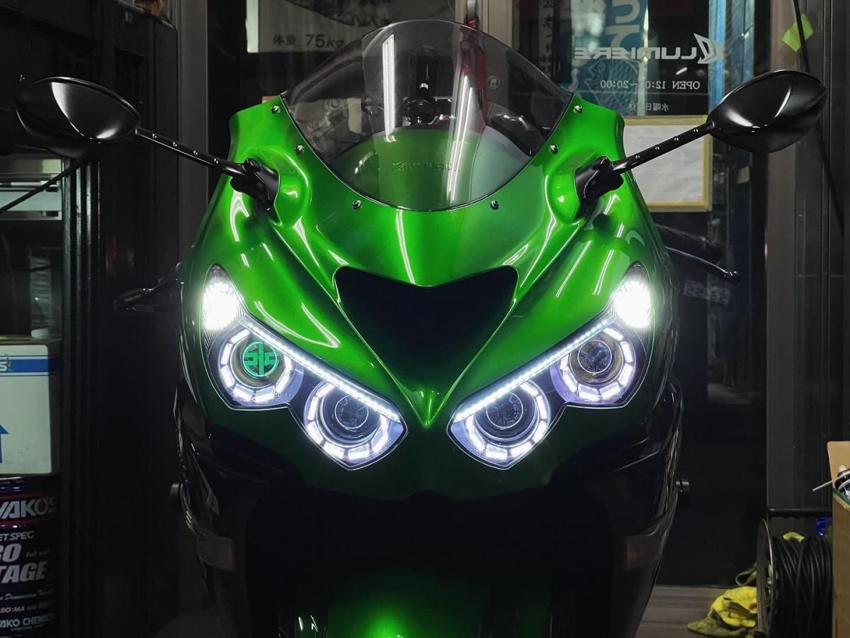 春新作の ZX14R クリスタルヘンジリング ヘッドライトデザインスタジオ - その他