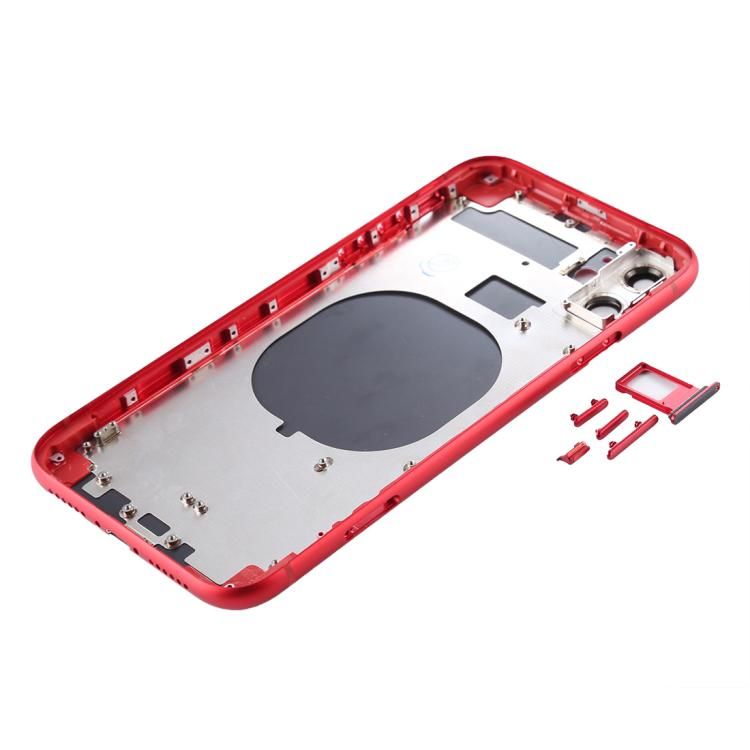 ■美品iPhone11  純正バックパネル筐体　レッド■ iPhone 11 純正 バックパネル Cランク 修理 部品 パーツ 背面
