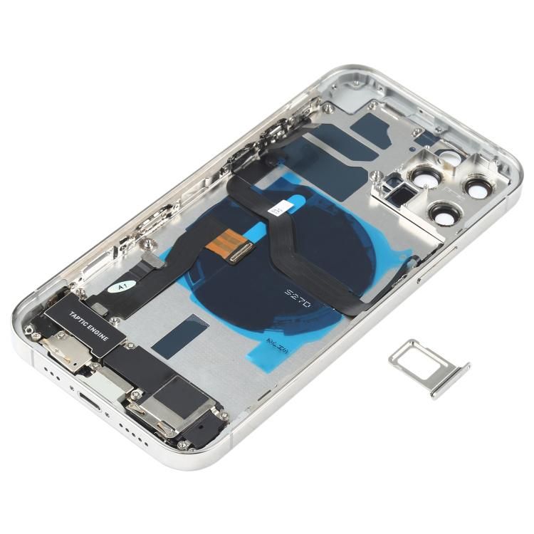 iPhone 12 Pro 純正デザイン バックパネル シルバー色 iPhone 12 Pro 純正デザイン バックパネル シルバー色