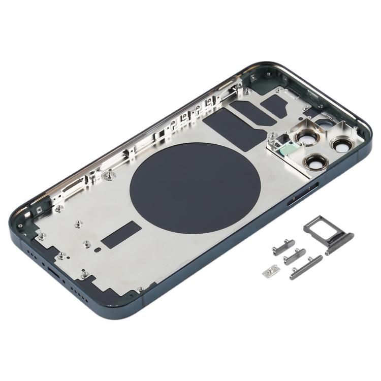 iPhone 12 Pro 純正デザイン バックパネル パシフィックブルー色 iPhone 12 Pro 純正デザイン バックパネル パシフィックブルー色