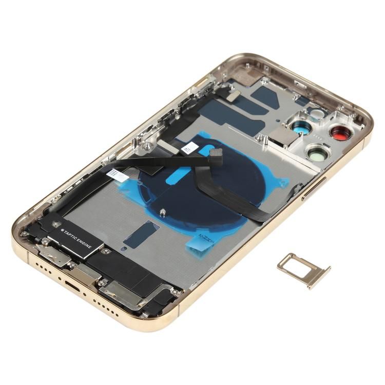 iPhone 12 Pro Max 純正デザイン バックパネル ゴールド色