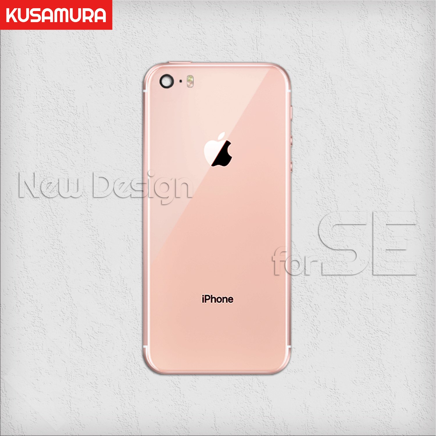 在庫お問合せ】 iPhone SE (第1世代) 改8 ガラス背面 バックパネル ローズゴールド色 - KUSAMURA.SHOP -  クサムラショップ - 個人輸入の現地パートナー