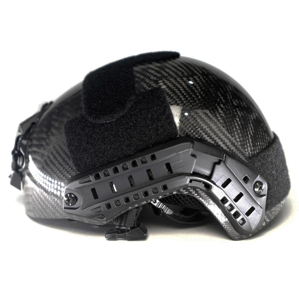 人気の贈り物が大集合 CARBON カーボン製「FAST HIGH カーボン HELMET」BK CUT スポーツ