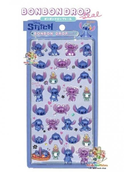 スティッチ ボンボンドロップシール | ディズニーグッズ - Aplenty