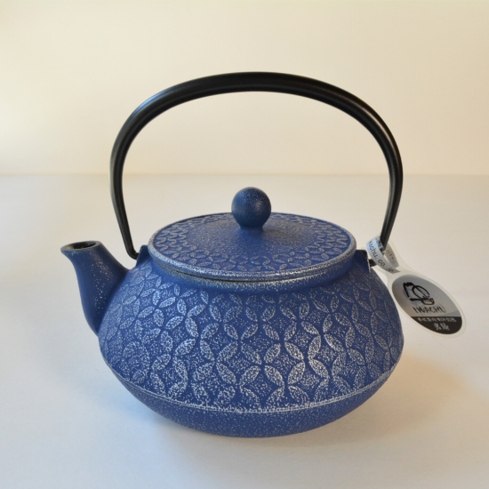 南部鉄器 急須 5型七宝 銀 Europeblue 加藤五郎商店 南部鉄器 急須 5型七宝 銀 Europeblue 加藤五郎商店