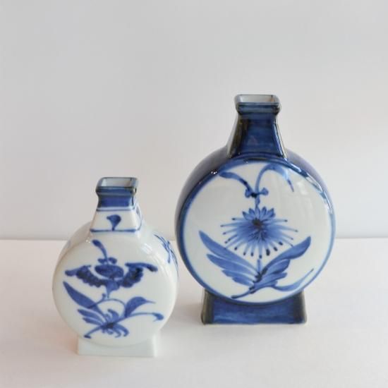 希少品 陶芸 松竹梅 山水水車人物彫 細密洞窟彫 手捻花瓶 花器