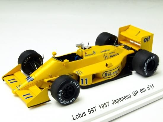 15%OFF》レーヴコレクション ロータス 99T 1987年日本GP 6位 15%OFF》レーヴコレクション ロータス 99T 1987年日本GP 6位