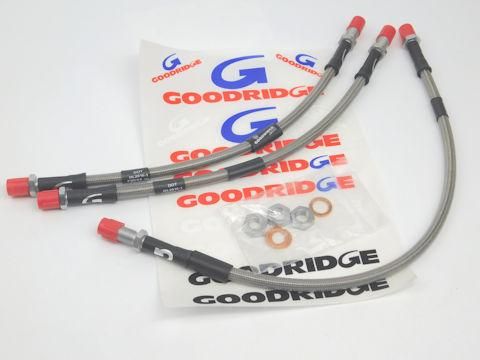 Goodridge ステンレス ブレード ブレーキホースセット / ドラム Goodridge ステンレス ブレード ブレーキホースセット / ドラム