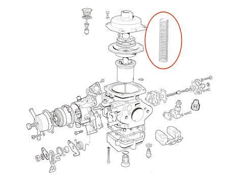 ゼニスストロンバーグキャブレター ピストンリターンスプリング ゼニスストロンバーグキャブレター ピストンリターンスプリング