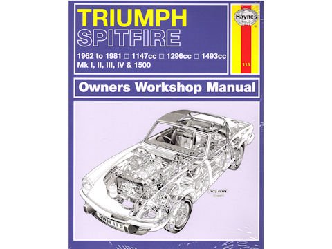 ヘインズ整備マニュアル Triumph Spitfire ミニカー 英国車パーツのガレージまるいち