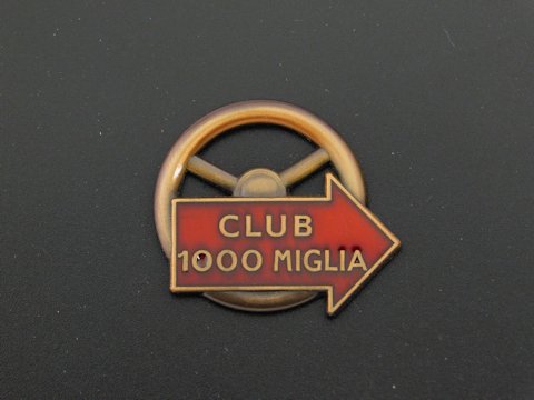 CLUB 1000 MIGLIA ミッレミリア エナメル ピンバッチ ピンバッジ