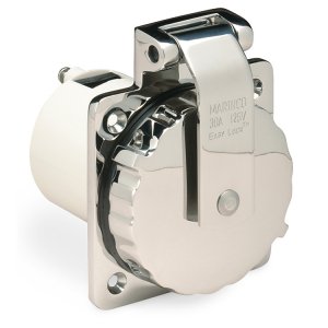 227210 Marinco 125V30A船体パワーインレット (303SSEL-B)