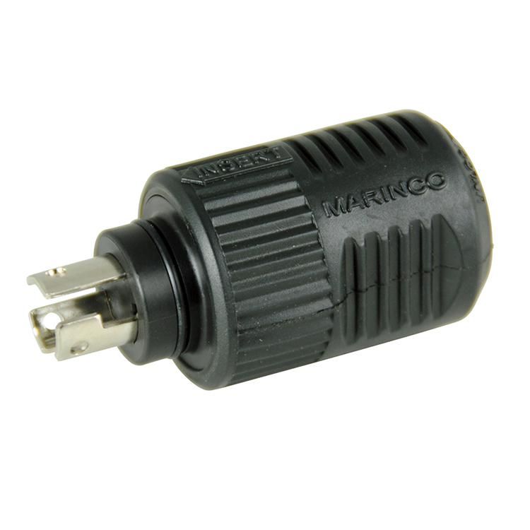 227336Marinco DC ロッキングプラグ防水(12VBP) - ブルー