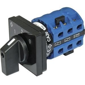 227756<br>BlueSea ACロータリーセレクタースイッチ3P + OFF 32Amp <br>(9010)