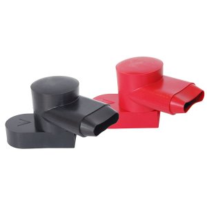 227788<br>BlueSea バッテリーケーブル保護キャップ <br>Red/Black ペアー<br>(4001)