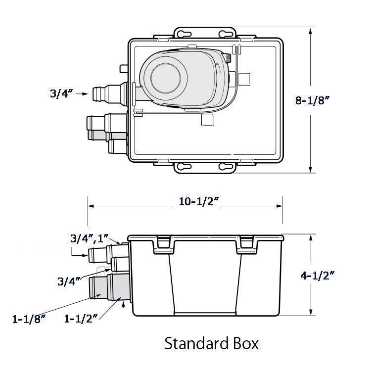 nori.k出品　16日迄 318307シャワー排水用ドレーンタンクポンプキット Std 24V(4145