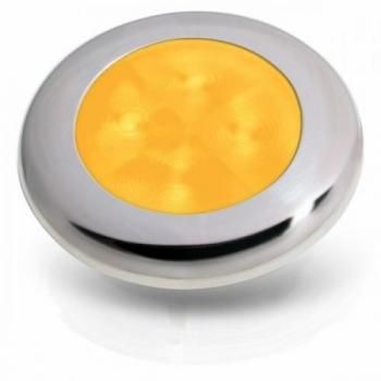 M-740645<br>SL ラウンド12V Amber, SSリム(LED)