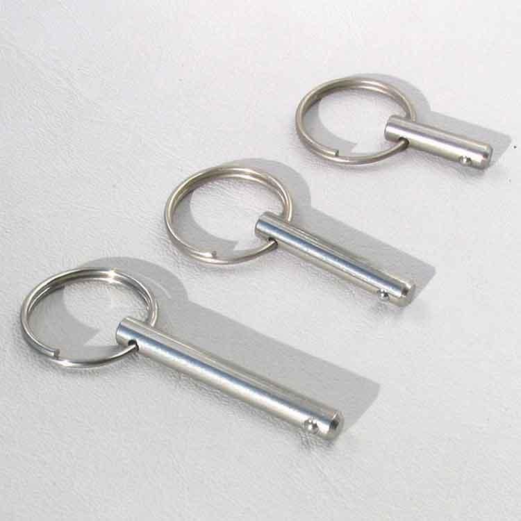 323982 ボールロックピン 6.35 x 12mm SS (KH26410) - ブルー