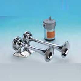 320593<br> エアーホーン 24v Dual 432mm 121dB<br> (KH10518-24v)