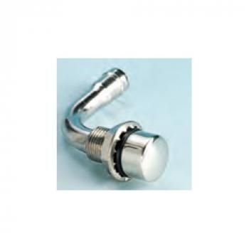 318385<br>エアーベント 16mm 曲リ (タンク用)（室内側下向）<br> (KH86023)