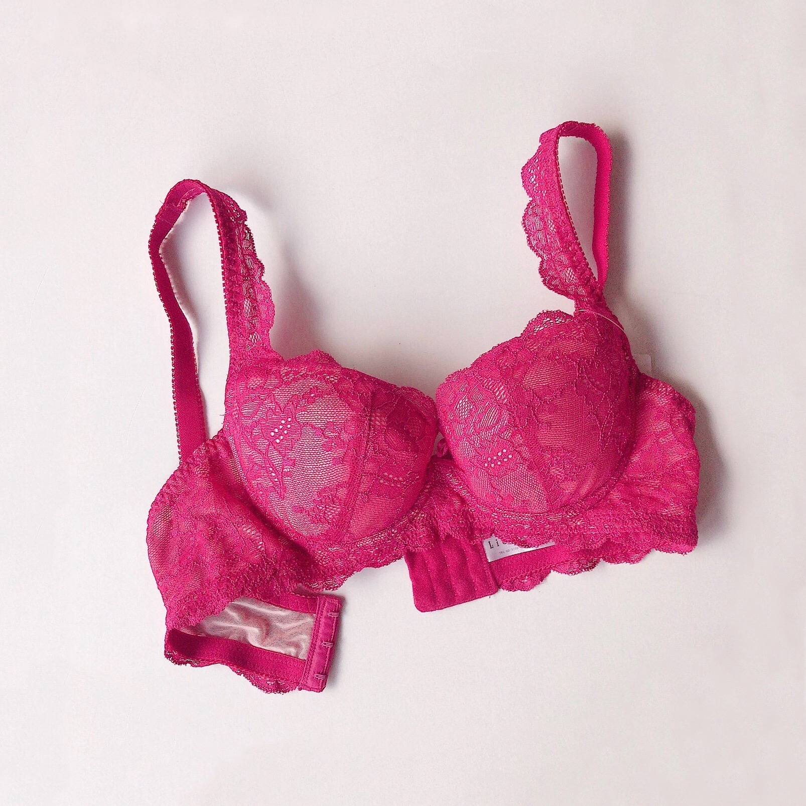 As aanvaarden Intimidatie Lienge/Wake-Up Type Bra...''Fleur''チェリーレッド(3110FJ) - Lienge Online Shop