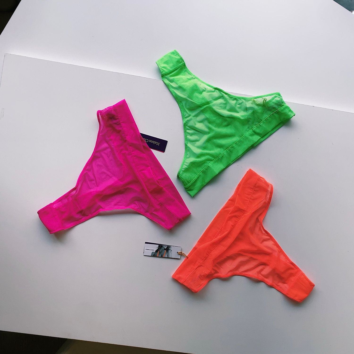 MAISON CLOSE/High Waist Thong Neon…Corps a Corps'' - Lienge