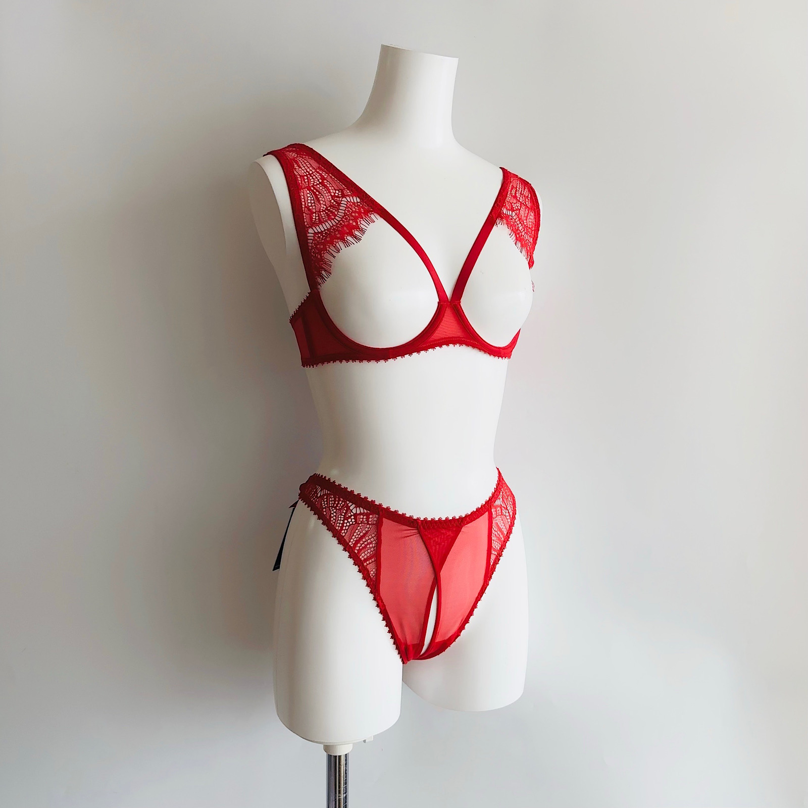 【Maison Close】新作★Accroche Coeur★ストリングオープン MAISON CLOSE/Open Bra&Open Thong Set''Accroche Coeur